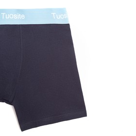

Трусы мужские боксеры, цвет чёрный/бирюзовый, размер 50-52 (XL)