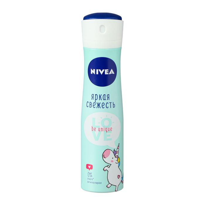 

Антиперспирант-спрей Nivea LOVE Be Unique Яркая Свежесть