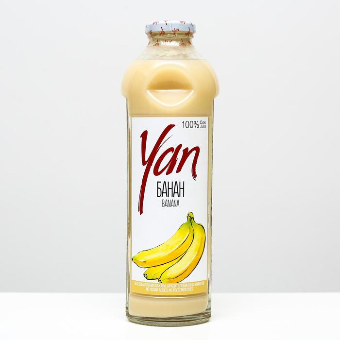 Банановый сок восстановленный YAN, 930 мл