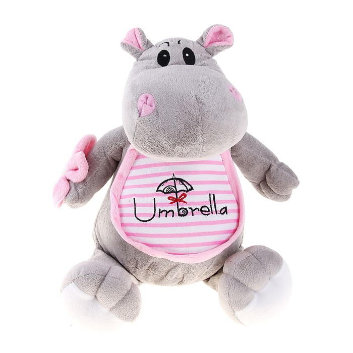 Мягкая игрушка "Бегемотик с зонтиком"
