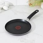Сковорода блинная Cook Right Cas, d=22 см, антипригарное покрытие, цвет чёрный - Фото 1