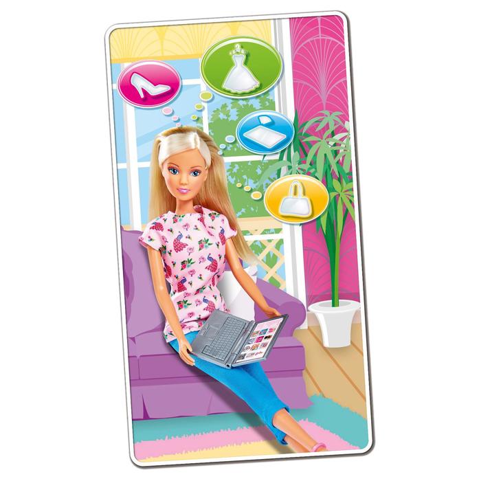 фото Кукла «штеффи» 29 см, набор с сюрпризом «шопинг» simba