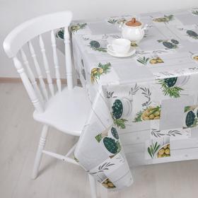 

УЦЕНКА Клеёнка столовая на нетканой основе "Декомир. Маслины", 1,30х20 м