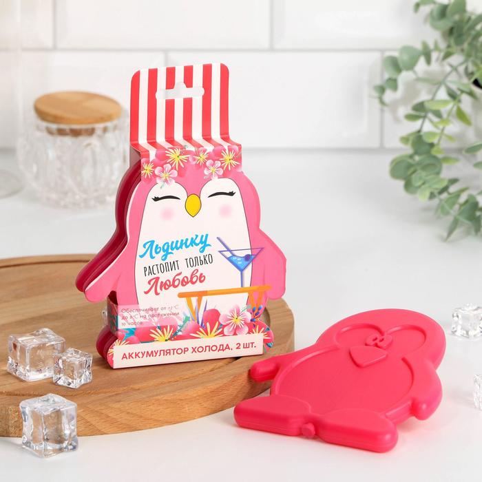 Аккумулятор холода Любовь 13х12х1 см 2 шт 226₽