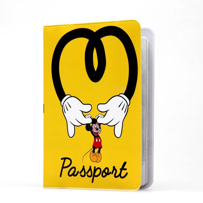 Обложка для паспорта, Микки Маус