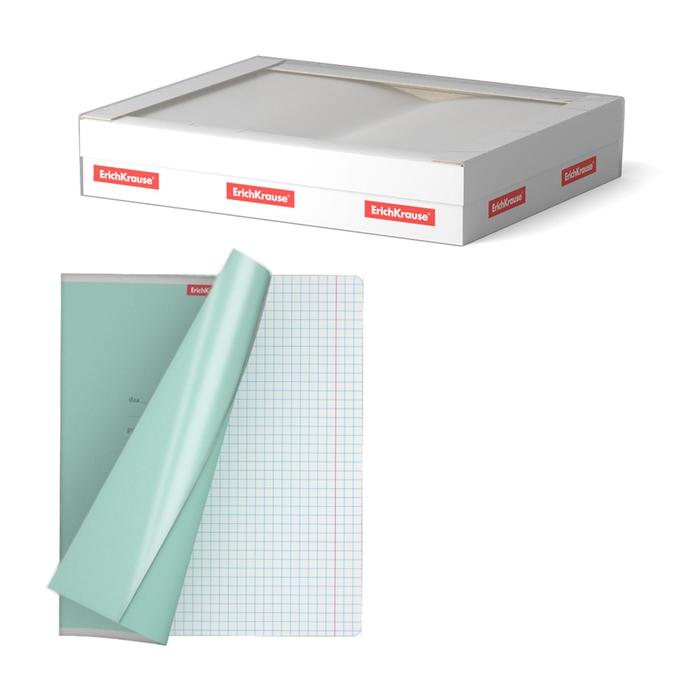 Обложка ПП 212 х 395 мм 80 мкм ErichKrause Glossy Clear для тетрадей и дневников с клеевым краем и увеличенным клапаном глянцевая прозрачная 15₽