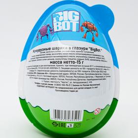 

Кукурузные шарики в глазури Big Bot, + сюрприз, 30 г