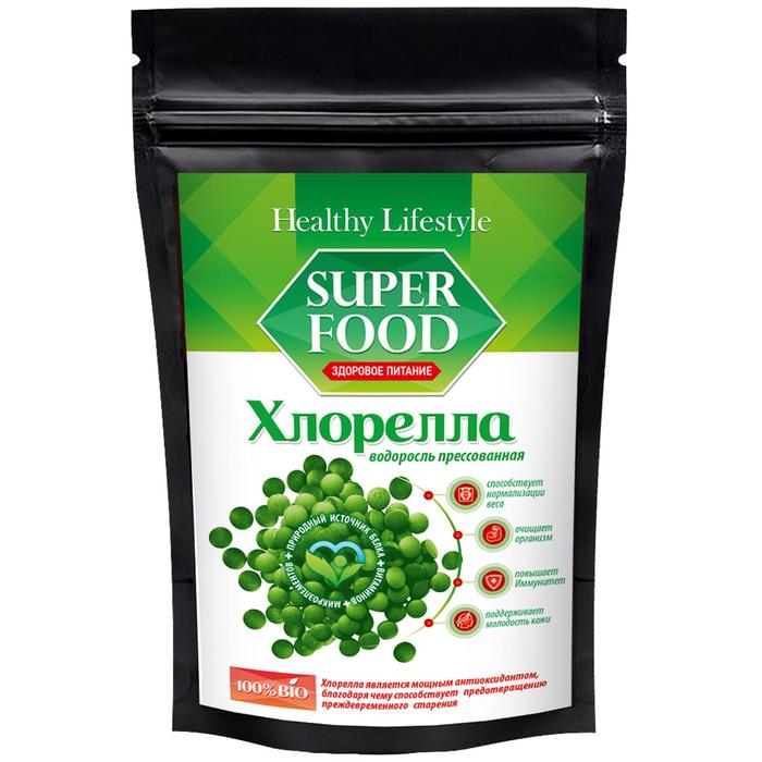 

Хлорелла Healthy Lifestyle, водоросль пресованная, 150 г