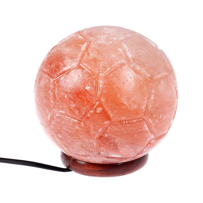 фото Солевая лампа wonder life "футбольный мяч", 15 вт, гималайская соль, от сети