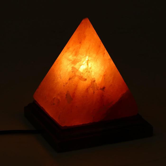 фото Солевая лампа wonder life "пирамида", 15 вт, гималайская соль, от сети
