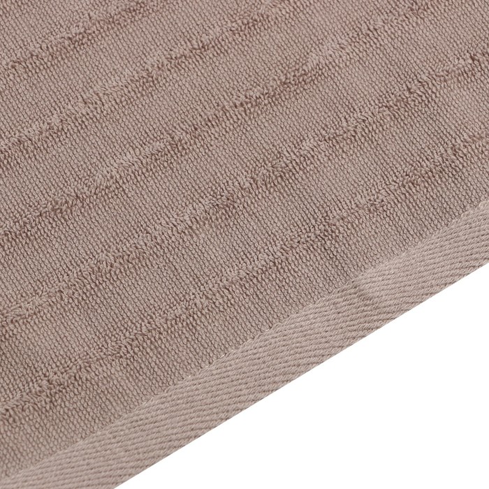 фото Полотенце махровое этель waves беж, 30х60 см, 100% хлопок, 460 гр/м2