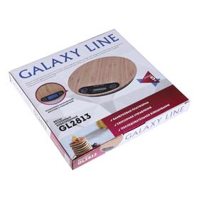 Весы кухонные Galaxy LINE GL 2813, электронные, до 5 кг, LCD-дисплей, коричневые от Сима-ленд