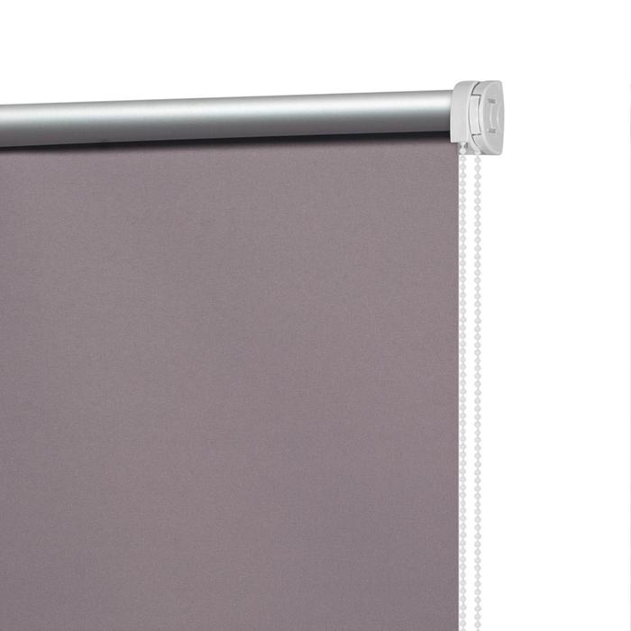 фото Рулонная штора блэкаут «лаванда», 80х160 см, цвет фиолетовый decofest