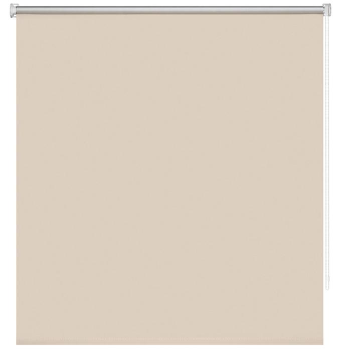 Рулонная штора блэкаут «Плайн», 40х160 см, цвет кремовый бисквит