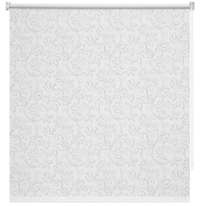 Рулонная штора «Бернаут Нежность», 40х175 см, цвет белый