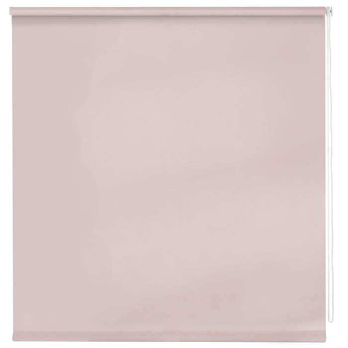 Рулонная штора «Пыльная роза», 80х160 см, цвет розовый