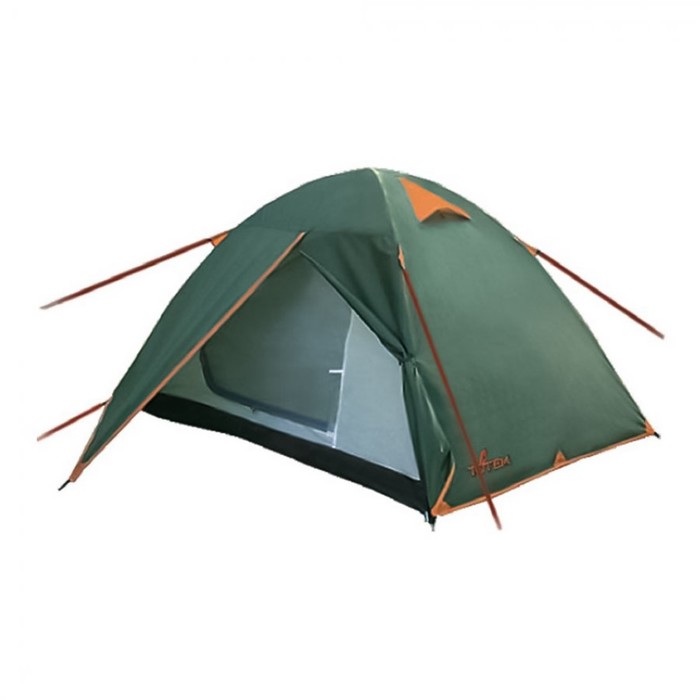 Палатка Totem Tepee 3 (V2), цвет зелёный палатка totem hurone 6 v2 цвет зелёный