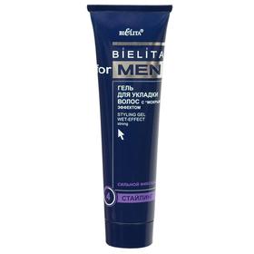 

Гель для укладки волос BIELITA for MEN "Эффект мокрых волос", 100 мл