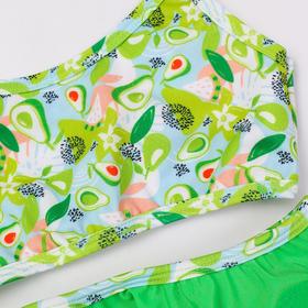 

Купальник раздельный, цвет зелёный/авокадо, рост 134 см