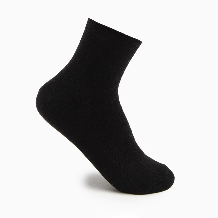 Носки женские, цвет чёрный, размер 25 носки женские из бамбука 13а1 13а1 3шт 25 чёрный