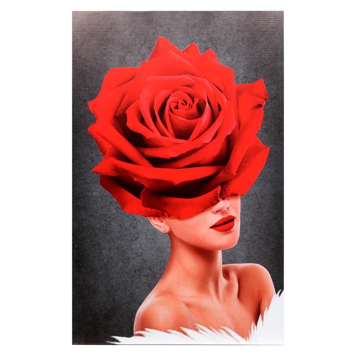Картина на подрамнике Леди-роза 70*110 роза леди раффлс интерплант