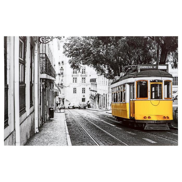 Картина на подрамнике Жёлтый трамвай 70*110 картина на подрамнике жёлтый трамвай 70 110