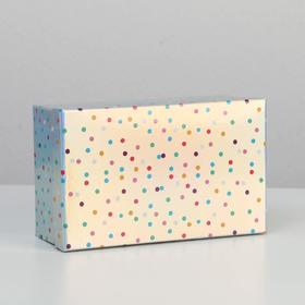 

Коробка прямоугольная иридисцентная «С Днем Рождения», 20 х 12.5 х 7.5 см