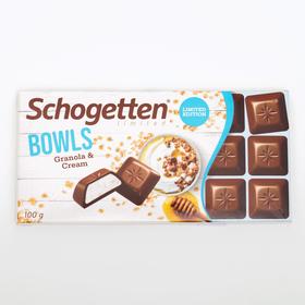 

Шоколад молочный Schogetten сливочный крем-сыр с гранолой, 100 г