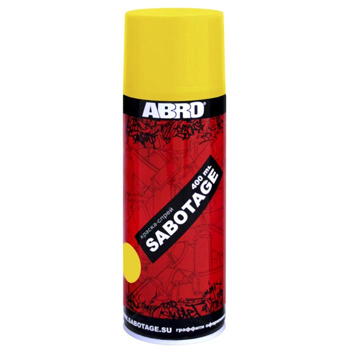 

Краска-спрей SABOTAGE 41 живописно жёлтый ABRO, 378 г