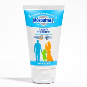 

Крем репеллентный "Mosquitall", от комаров, гипоаллергенный, 40 мл