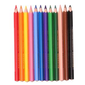

Карандаши Koh-I-Noor TRIOCOLOR 3152 jumbo,картонная упаковка, 12 цветов