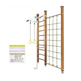 

Шведская стенка Kampfer Winner Ceiling №2, цвет ореховый, стандарт, цвет турника белый