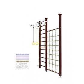 

Шведская стенка Kampfer Winner Ceiling №5, цвет шоколадный, высота 3 м, цвет турника белый