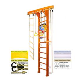 

Шведская стенка Kampfer Wooden Ladder Wall Basketball Shield №3, цвет классический, высота 3 м, белый