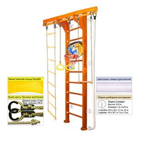 

Шведская стенка Kampfer Wooden Ladder Wall Basketball Shield №3, цвет классический, стандарт, белый