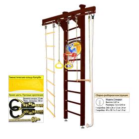 

Шведская стенка Kampfer Wooden Ladder Ceiling Basketball Shield №5, цвет шоколадный, стандарт