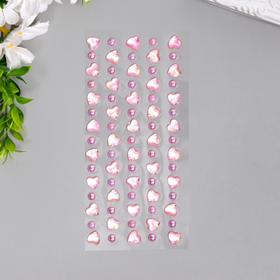 

Наклейки акриловые MESHU "Pink hearts" 9х22,5 см