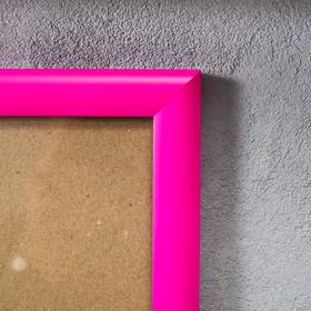 

Фоторамка пластик 60х80 см, розовый