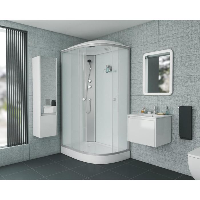 

Душевая кабина NG-4312-08L, 120х80х215 см, поддон 13 см, матовое стекло