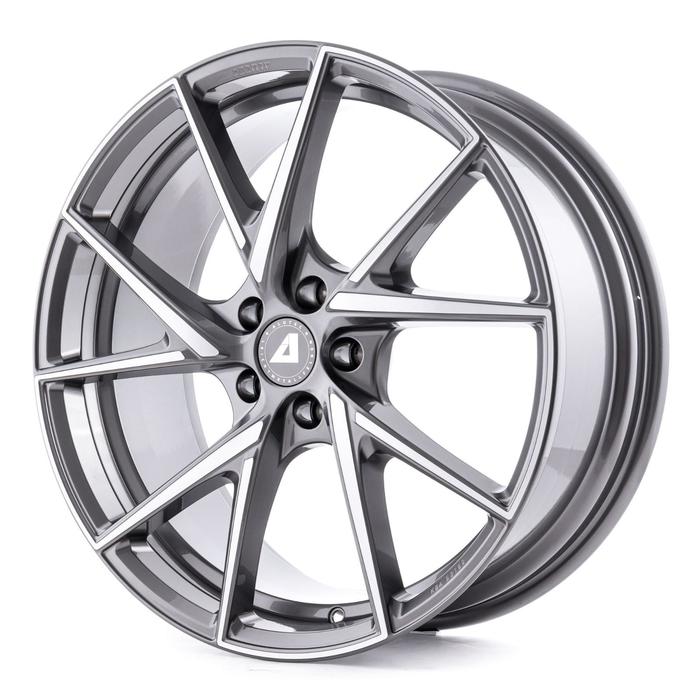 фото Диск литой alutec adx01 8.5x18 5x114.3 et35 d70.1 metallic platinum front polished