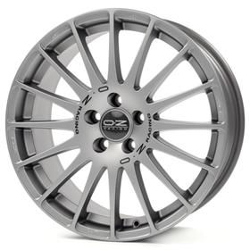 

Диск литой OZ Superturismo GT 7.5x17 5x108 ET41 d75 Grigio Corsa Black Lettering