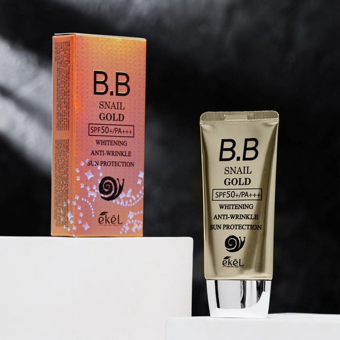 

BB-крем Ekel, с фильтратом муцина улитки SPF 50+/PA+++ 50 мл
