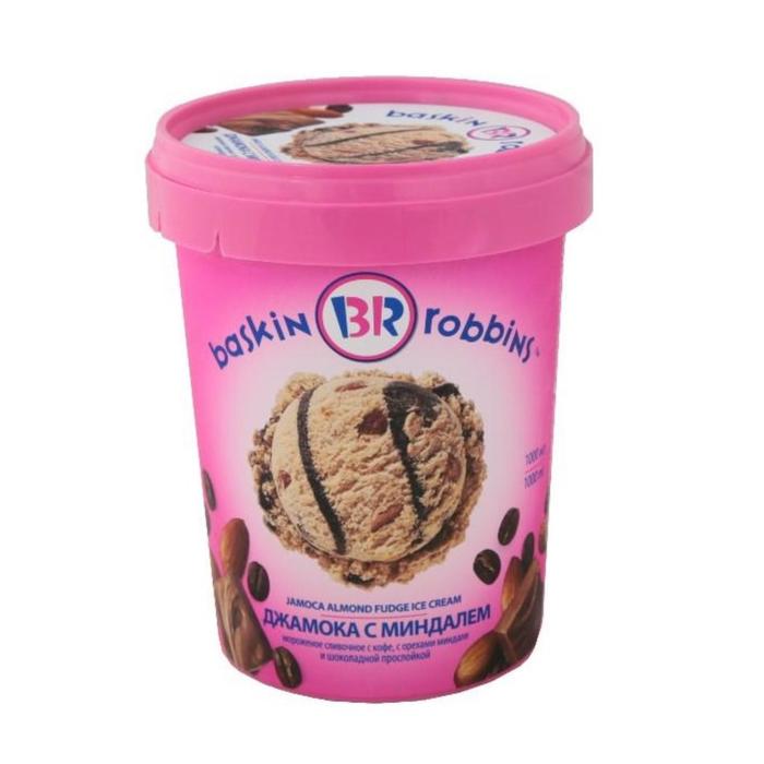Мороженое Baskin robbins Джамока с миндалем 1 л 668₽