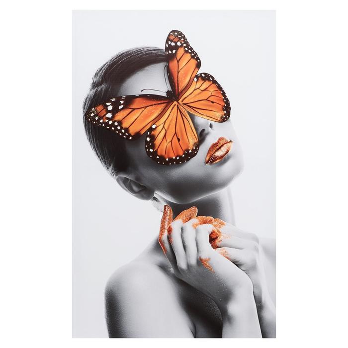 Картина на подрамнике Леди-бабочка 70*110 картина на подрамнике леди цветок 70 110