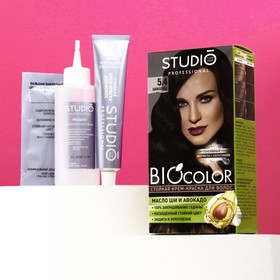 Стойкая крем краска для волос Studio Professional 5.4 Шоколад, 50/50/15 мл