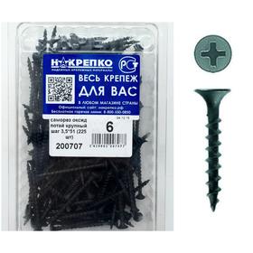 

Саморез по дереву "НАКРЕПКО", оксид, 3.5х51, 225 шт.