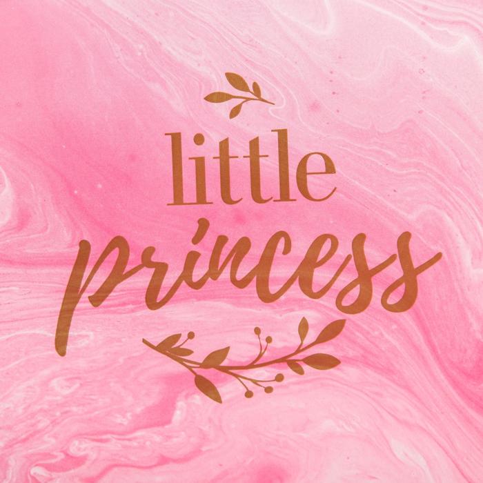 фото Нагрудник для кормления «little princess» непромокаемый на липучке, с карманом mum&baby