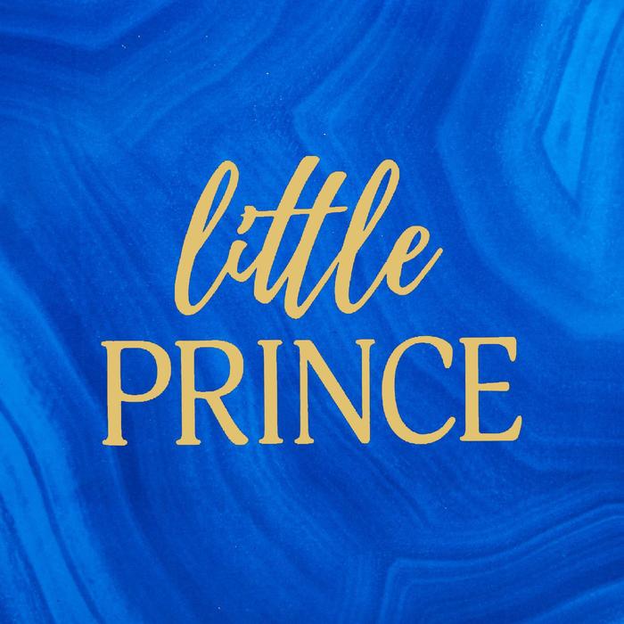 фото Нагрудник для кормления «little prince» непромокаемый на липучке, с карманом mum&baby