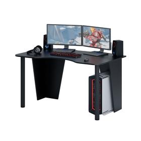 

Стол игровой Таунт-2 1400х890х730 черный / черный