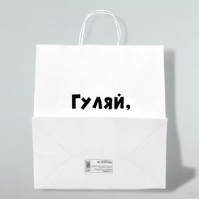 

Пакет подарочный «Гуляй шальная императрица», 31 х 19,5 х 34 см
